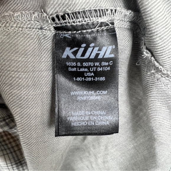 Kuhl Woven Plaid Long Sleeve Shirt - Picture 8 of 8